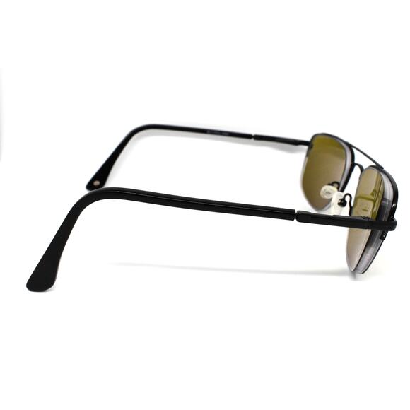 Bulova Kirby Black 52-17-140mm Eyeglasses FRAMES ONLY - GOOD CONDITION - Picture 5 of 11